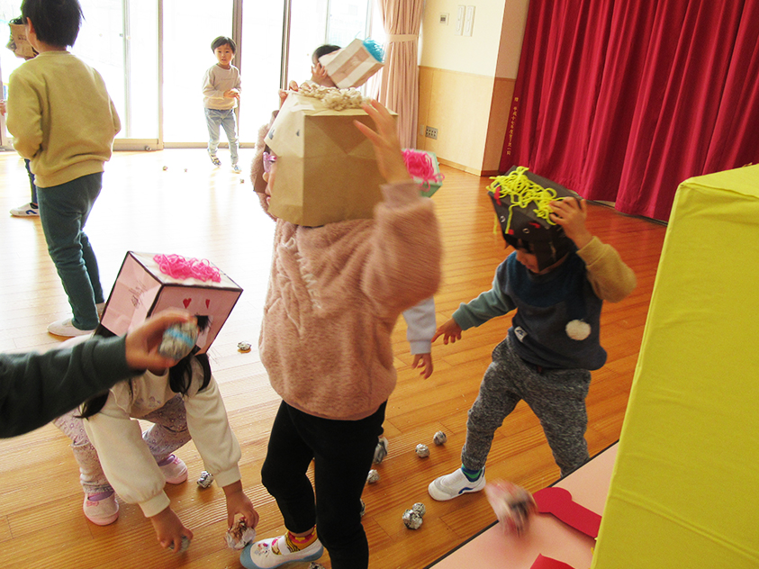 2月　節分会「鬼はそと！」